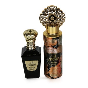 Arabiyat Perfume EDP Zahoor Al Lail 100 ml + Perfume Spray 200 ml