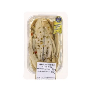 Renna Marinated Anchovy Fillets in Oil 150 g