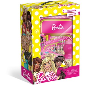 Barbie School Trolley Value Pack 12in1 Set FK-100381 16inch