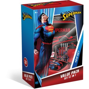 Superman School Trolley Value Pack Set 12in1 FK-100391 18inch