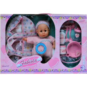 Fabiola Baby with Feeding Set 0699