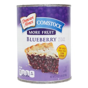 Duncan Hines Comstock Blueberry Pie Filling And Topping 595 g