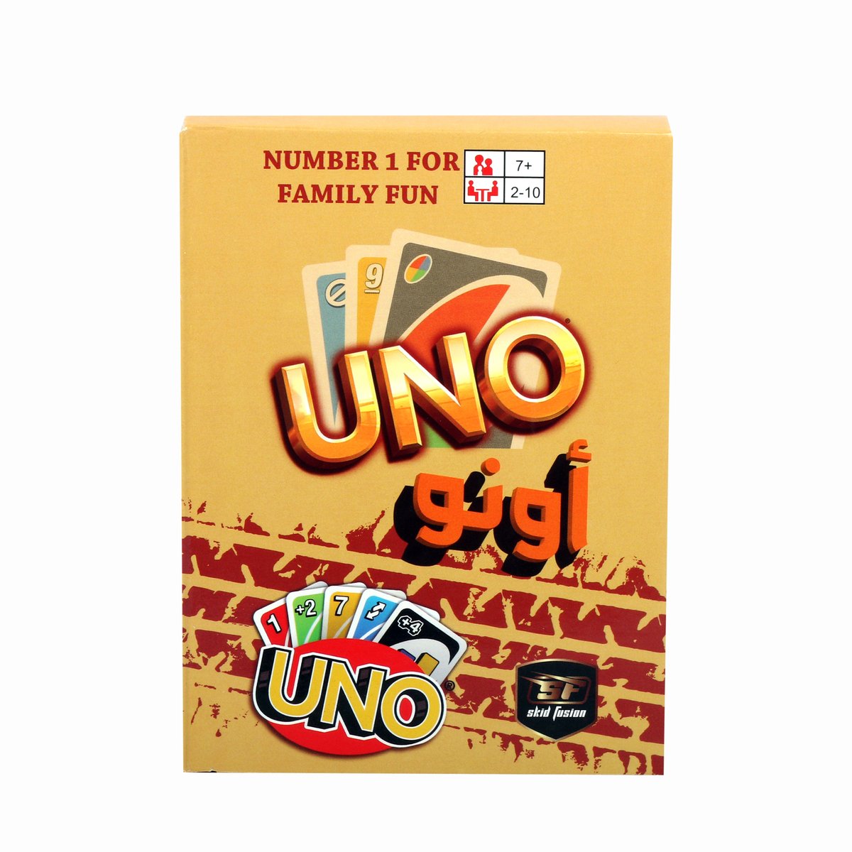 Skid Fusion Uno Card Game 819-1