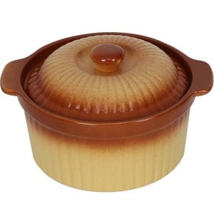 Home Ceramic Cassrole Brown