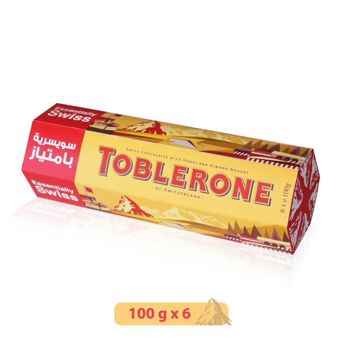 Toblerone Milk Chocolate 6 x 100g Online at Best Price Boxed