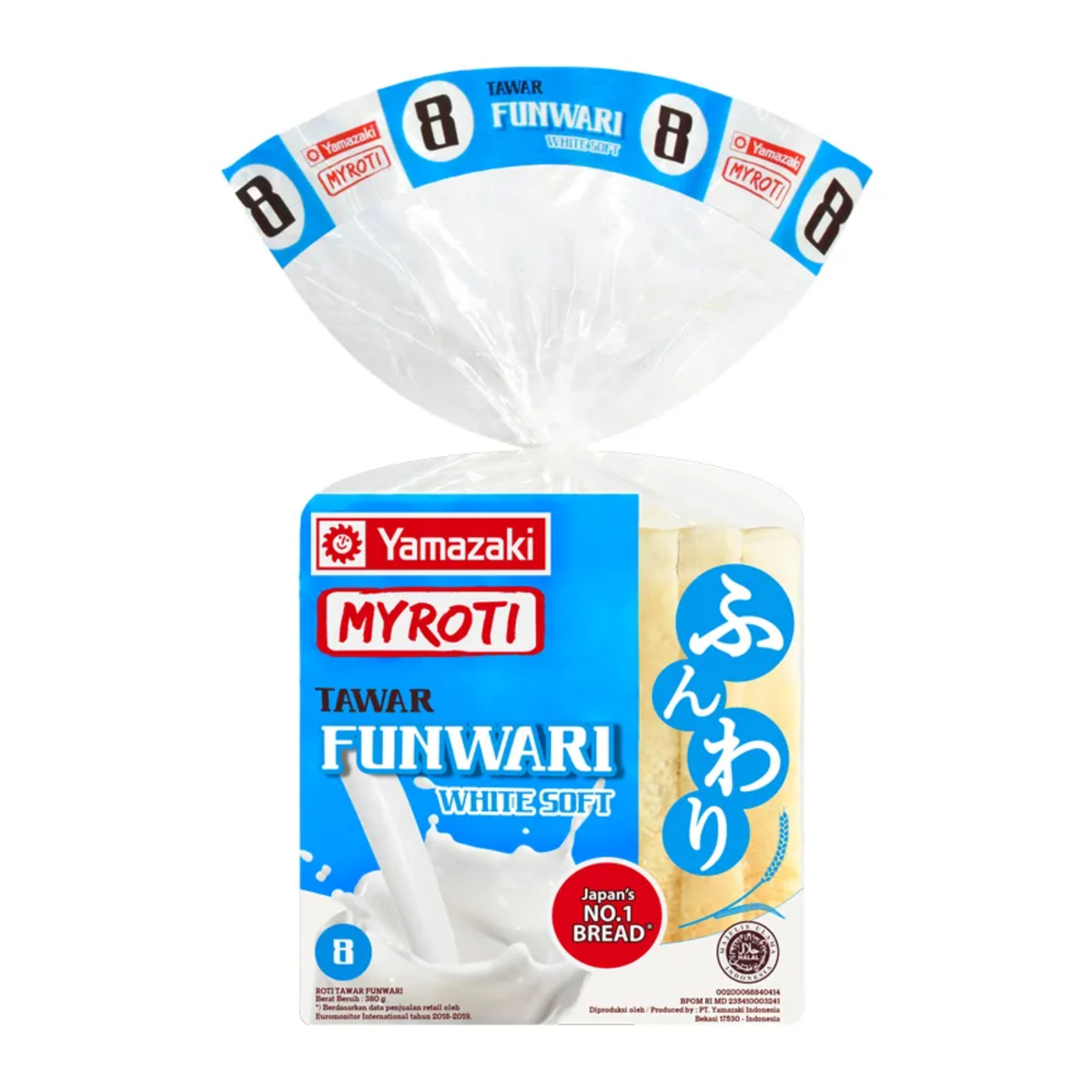 Yamazaki Roti Tawar Funwari 380g