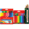 Faber-Castell Modeling Clay 12Pcs+Connector Pen 30Pcs+HB Pencil 1Pkt