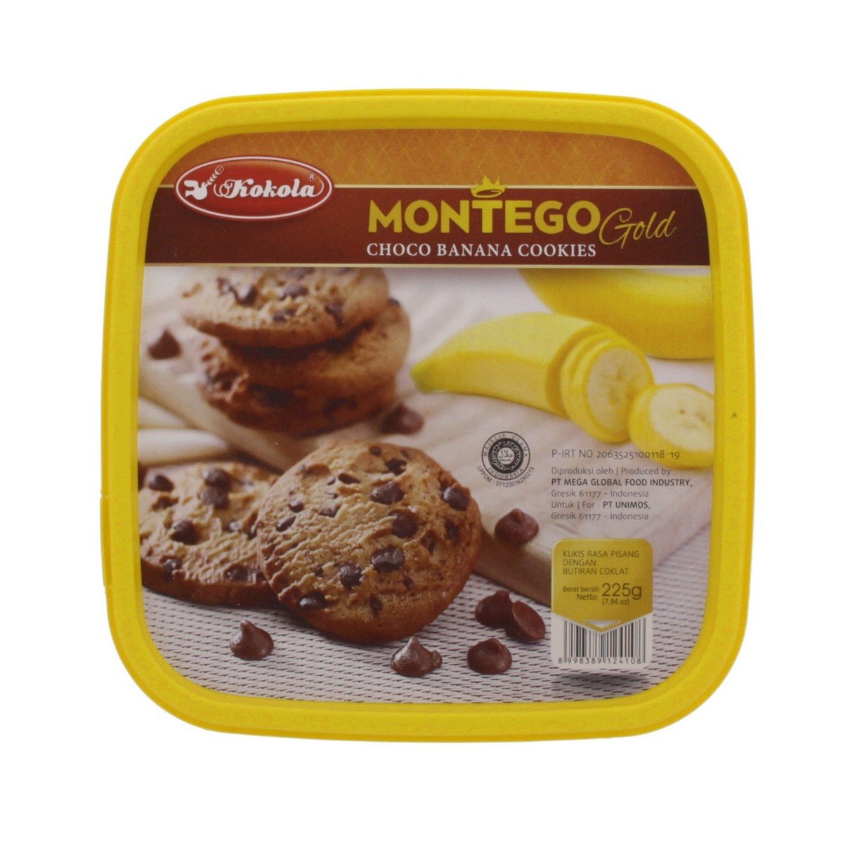 Kokola Montego Choco Banana Cookies 225 g