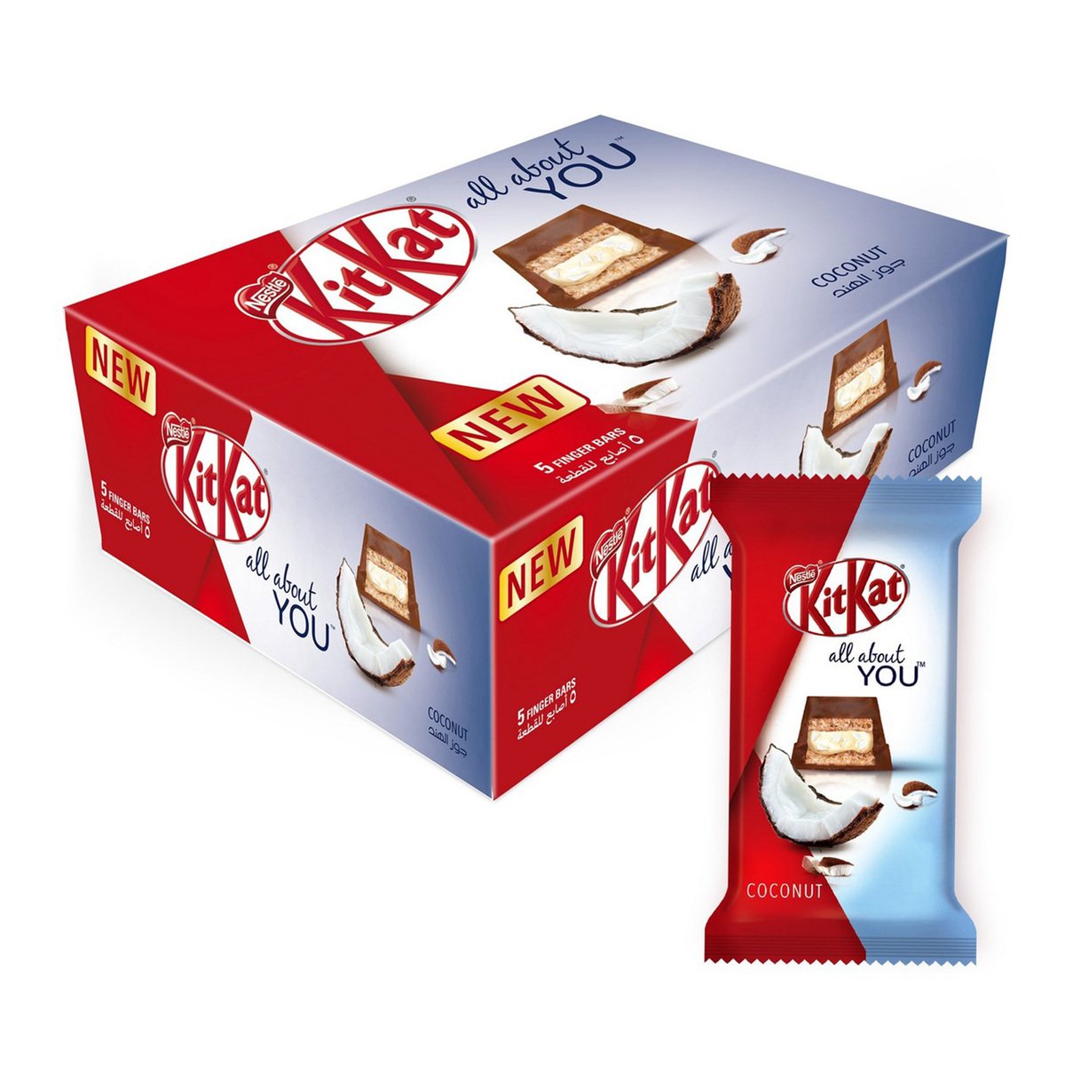 Nestle KitKat 5 Finger Coconut Chocolate Wafer 40 g