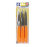 Inoxbonomi Steak Knife 6pcs 32006 Orange 11cm