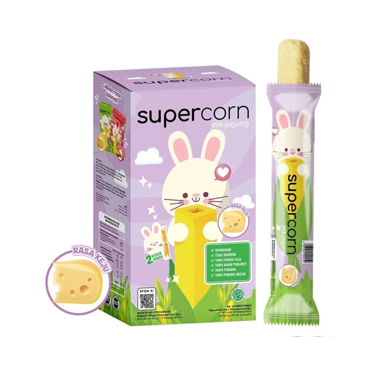 Super Corn Stick Cheese 120g