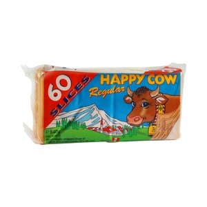 Happy Cow Regular Slice Cheese 840 g