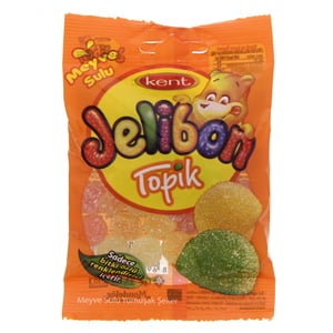 Kent Jelibon Topik Gummy Bottons With Fruit Juice 45 g