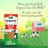 Arla Organic Milk Strawberry Flavor Multipack 6 x 200 ml