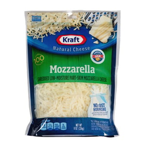 Kraft Shredded Part Skim Mozzarella Cheese 226 g