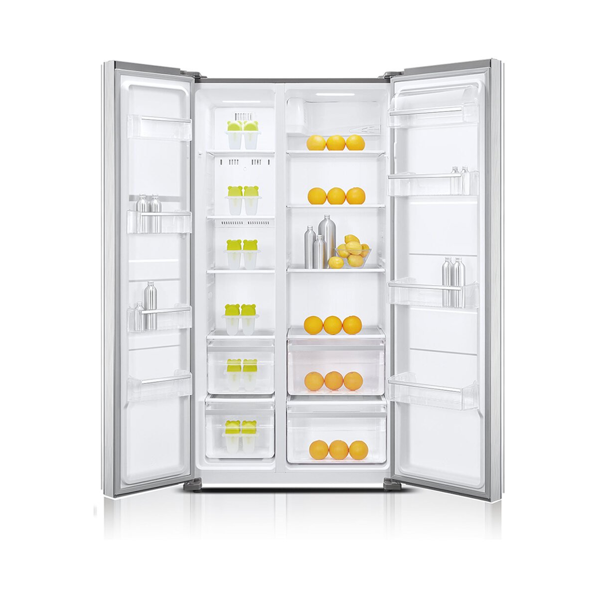 Super General Side By Side Refrigerator, 500 L, SG R710SBS-SS