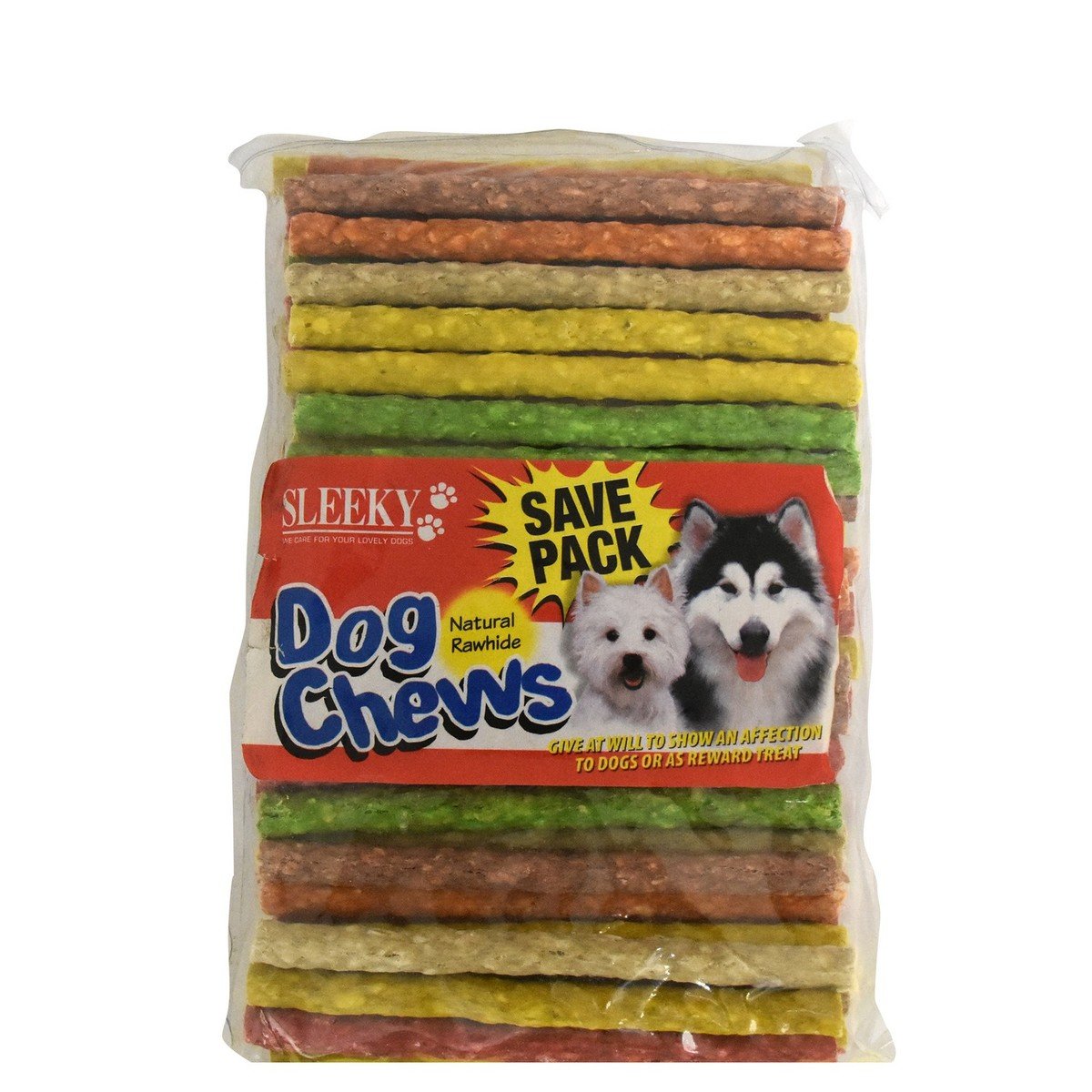 Sleeky Dog Colour Stick Chews 600 g