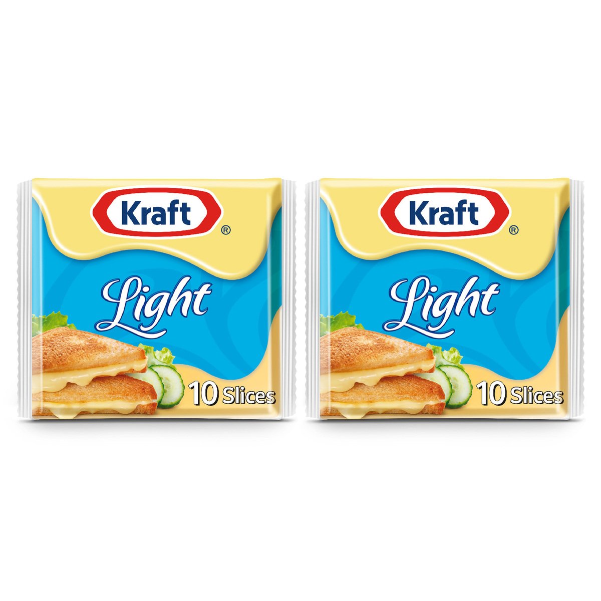 Kraft Cheese Slices Light 2 x 200 g