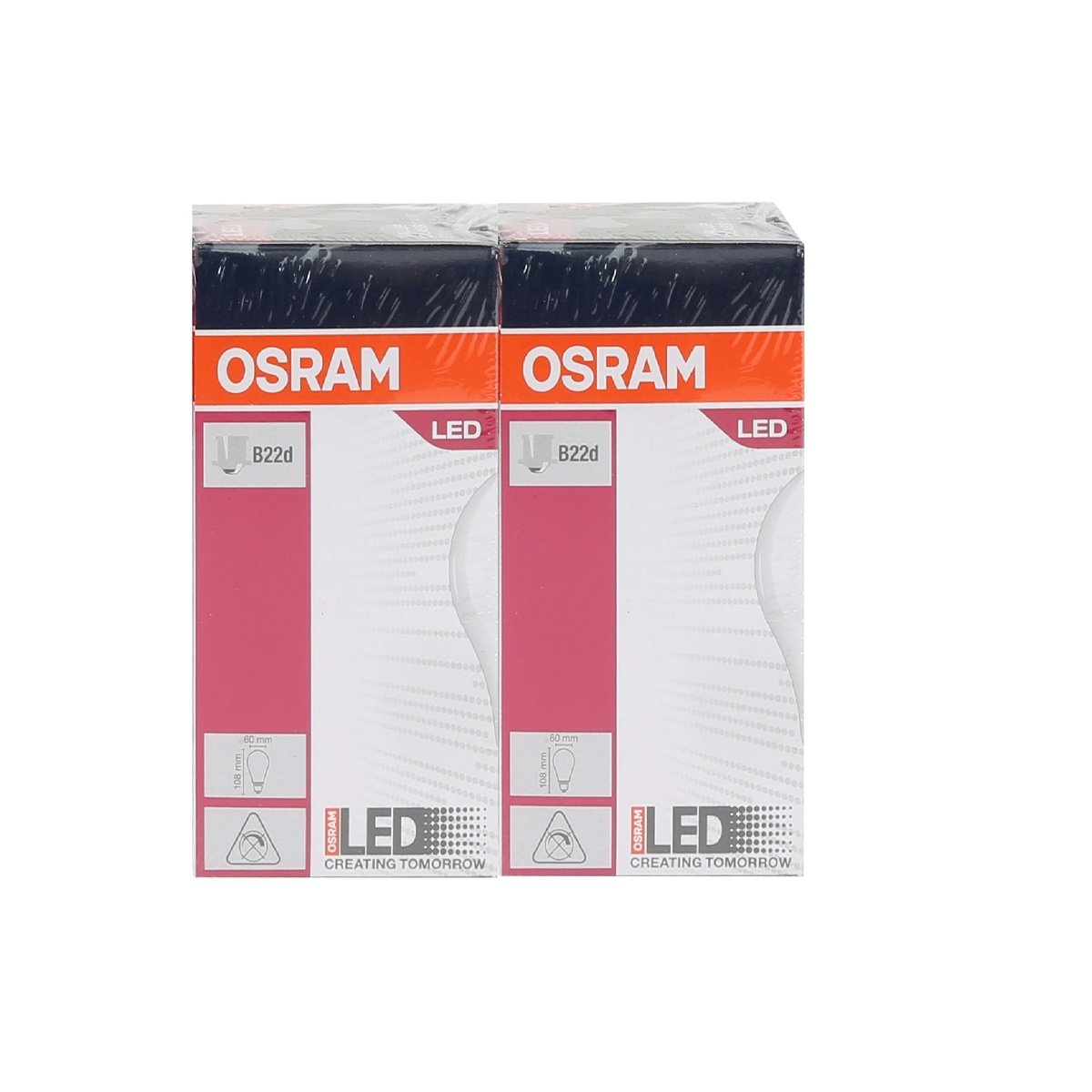 Osram LED Bulb 9.5W B22 A60 CW Frs 2pcs