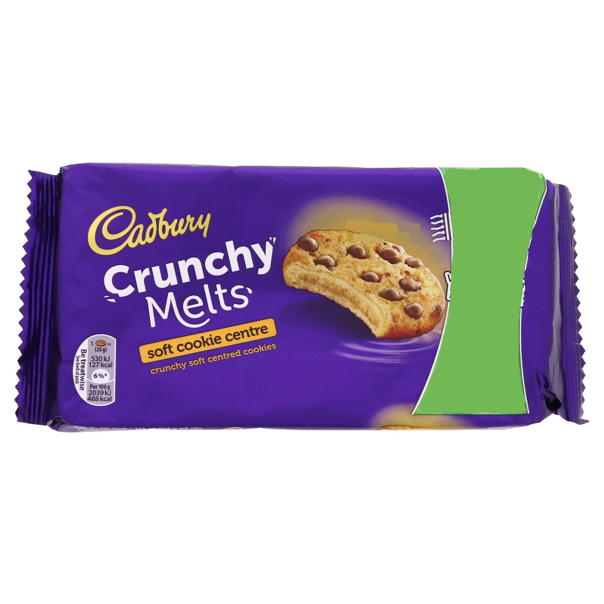 Cadbury Crunchy Melts Soft Cookie Centre 156 g