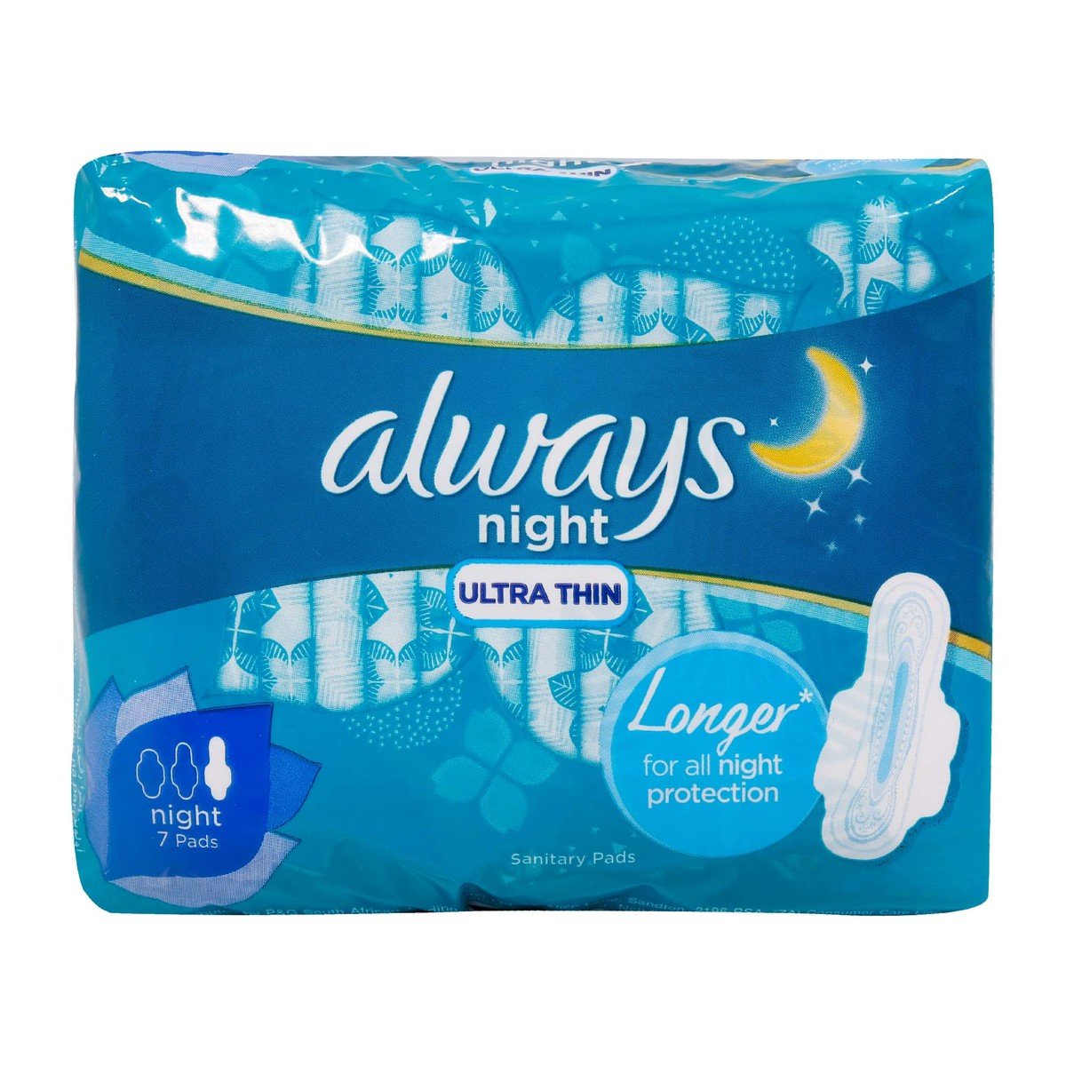 Always Night Ultra-Thin with Wings Sanitary Pads 7pcs Online at Best Price, Sanpro Pads