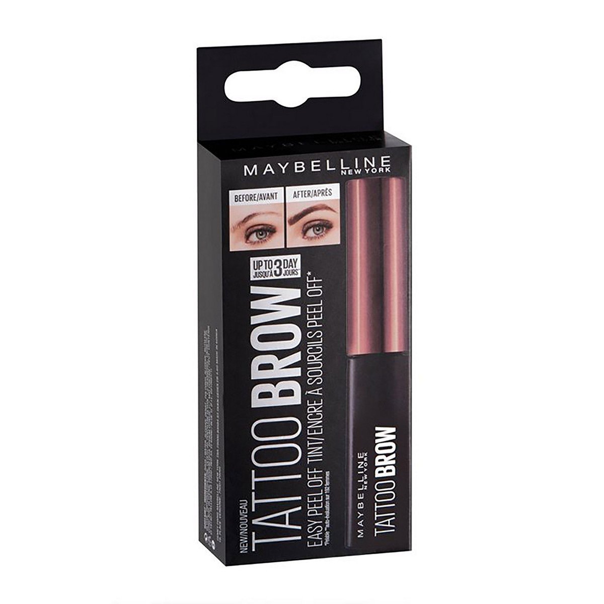 Maybelline Brow Tattoo Peel Off Tint Dark Brown 1pc