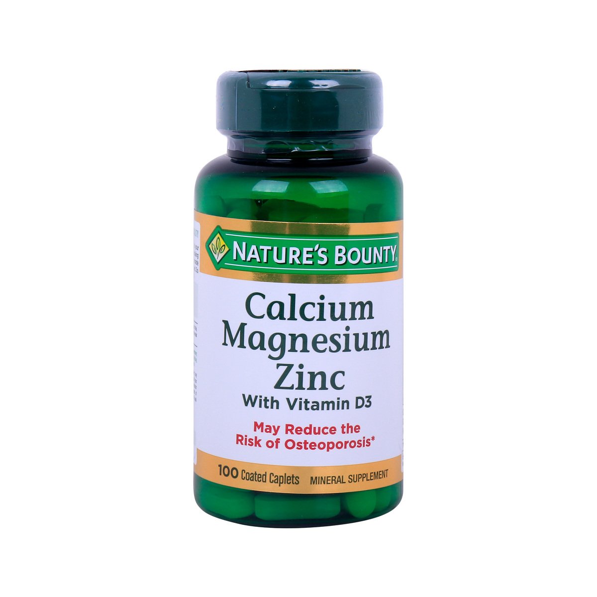 Nature's Bounty Calcium Magnesium Zinc With Vitamin D3 100pcs