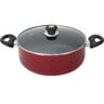 Lulu Black Marble Dutch Oven 24cm