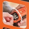 Black+Decker Cordless Screwdriver 3.6V Li-Ion Rotobit + 8pcs Bits with Storage CS36BSCROTO