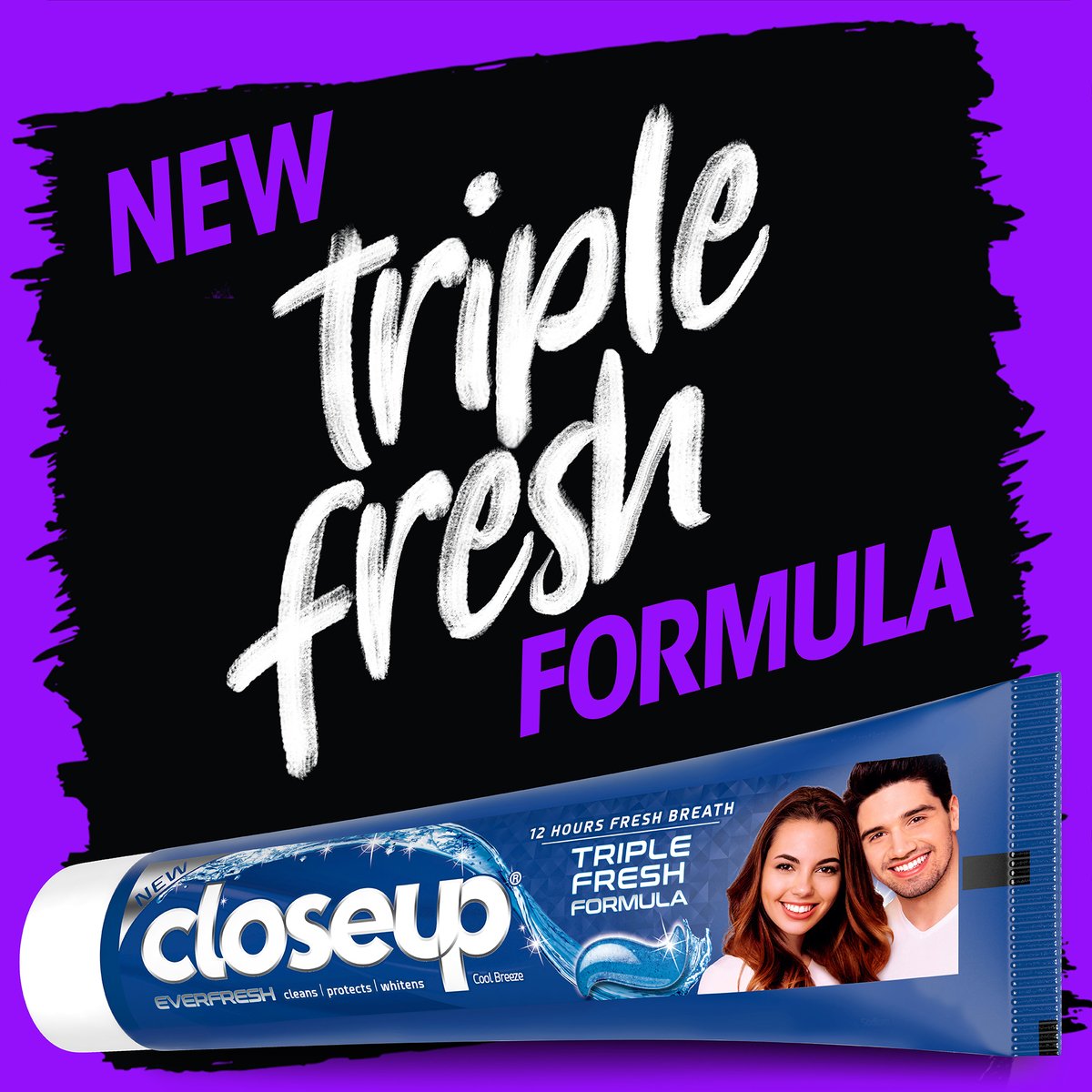 Closeup Triple Fresh Formula Cool Breeze Gel Toothpaste 120 ml