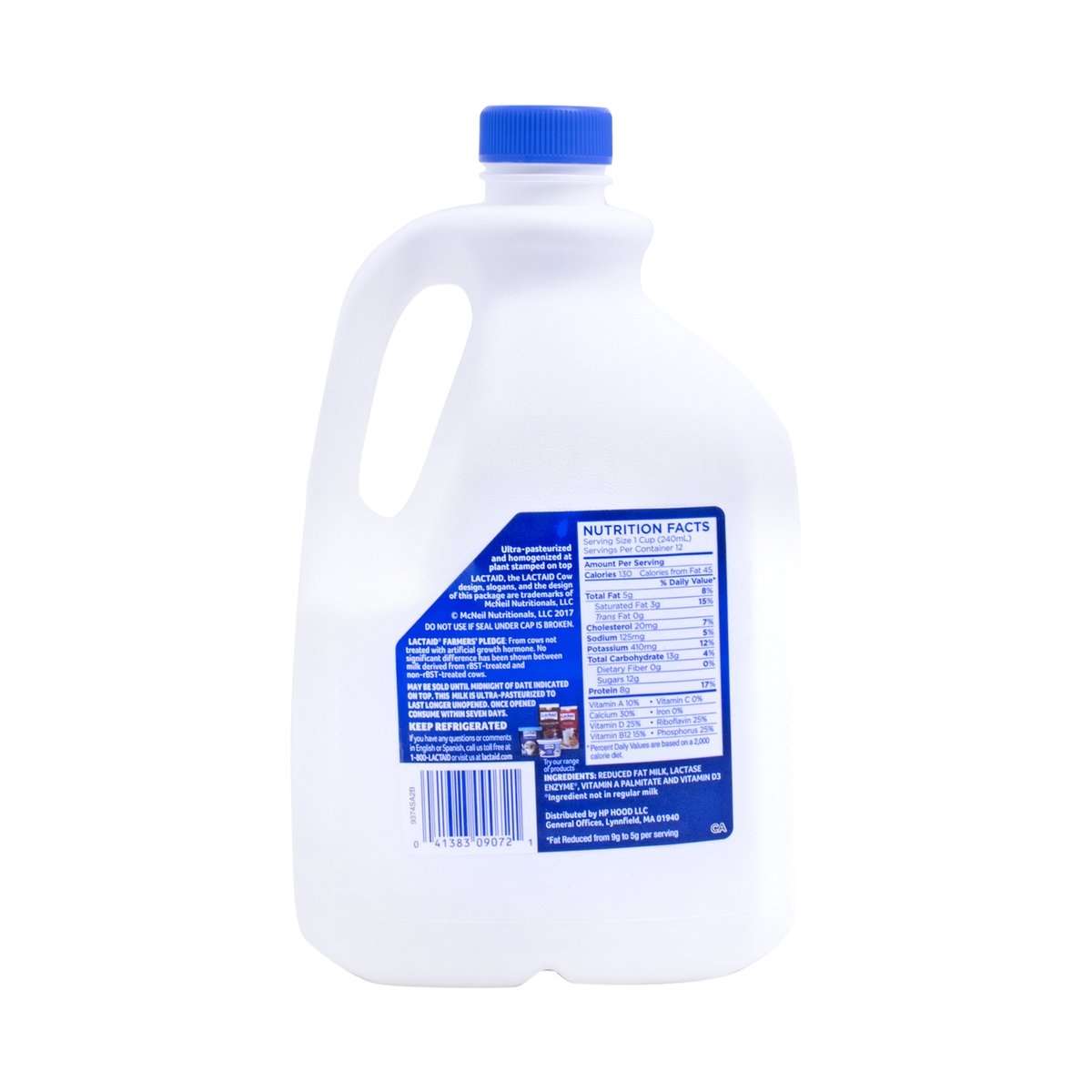 Lactaid 100% Lactose Free Reduced Fat Milk 2.8 Litre