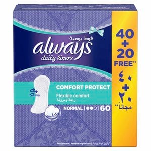Always Daily Liners Multiform Pantyliners With Fresh Scent Normal 20pcs  Online at Best Price, Sanpro Panty Liners