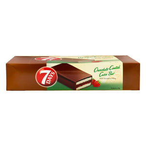 Almarai 7 Days Chocolate Coated Cake Bar with Strawberry Filling 10 x 40 g