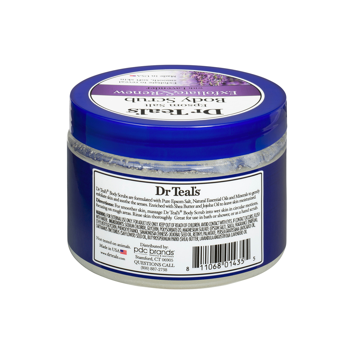 Dr Teal's Exfoliate & Renew With Lavender Epsom Salt Body Scrub 454 g