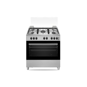 Candy Gas Cooking Range 90cm,5 Gas Burner,Gas Oven,Gaz grill,Full safety,3 Cast iron grids,Inox,106LTR,Made in Turkey,CGG95BXLPG