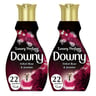 Downy Luxury Perfume Collection Concentrate Fabric Softener Velvet Rose & Jasmine Dual Pack 2 x 880 ml 