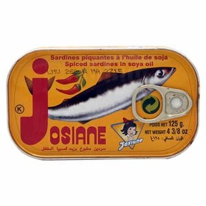 Josiane Spiced Sardines in Soya Oil 125g