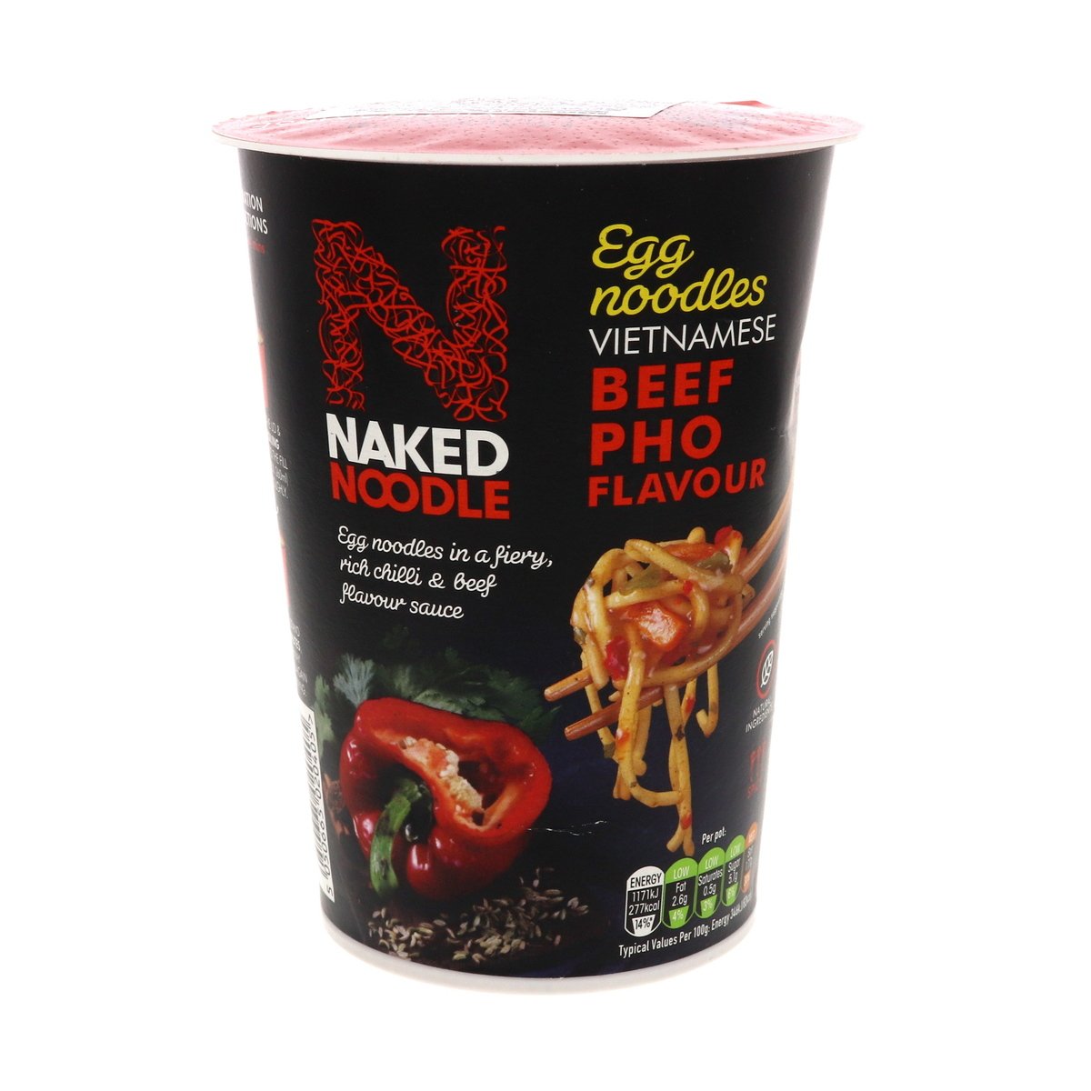 Naked Egg Noodles Vietnamese Beef Pho Flavour 78g Online at Best Price ...
