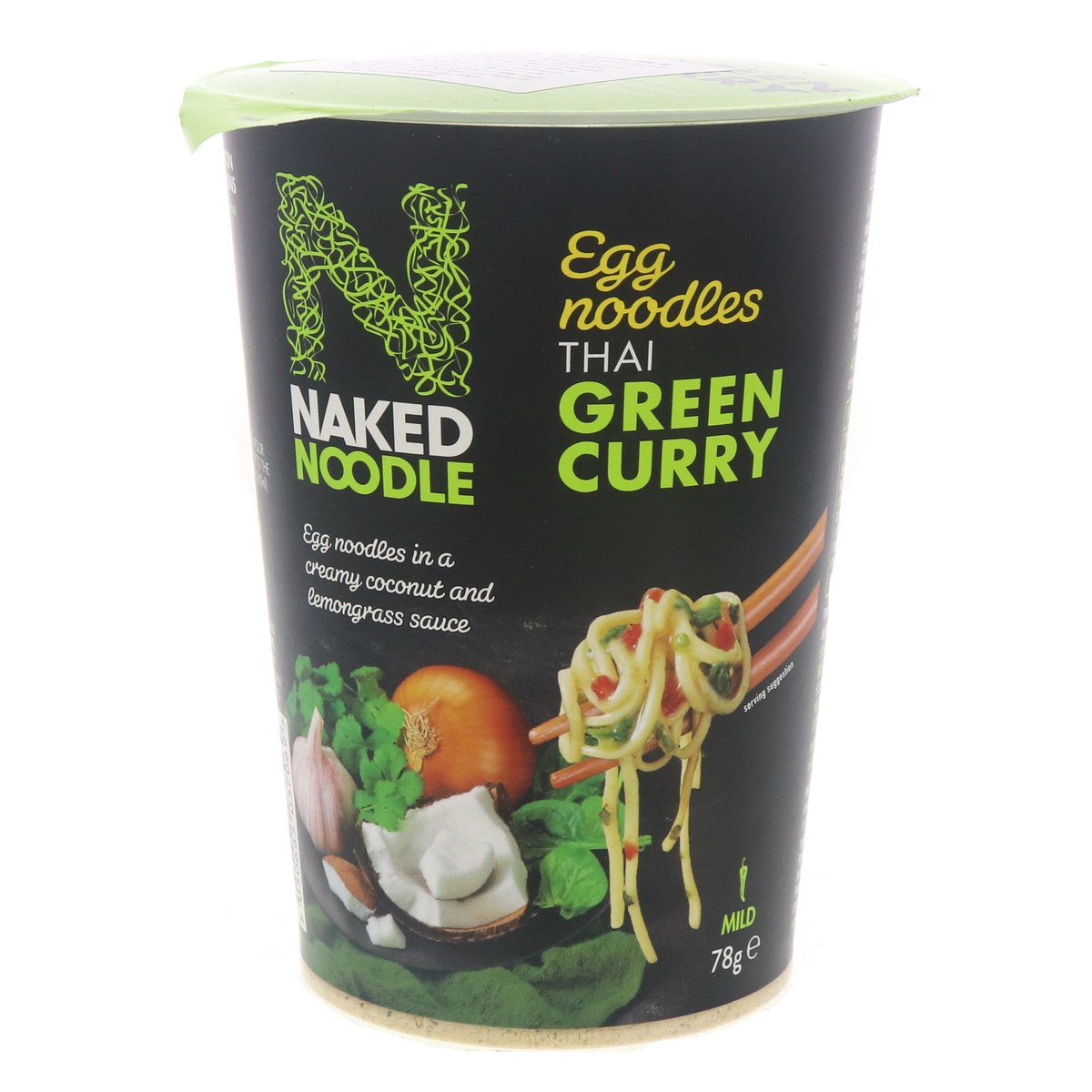 Naked Noodle Thai Green Curry Egg Noodles 78g Online at Best Price ...