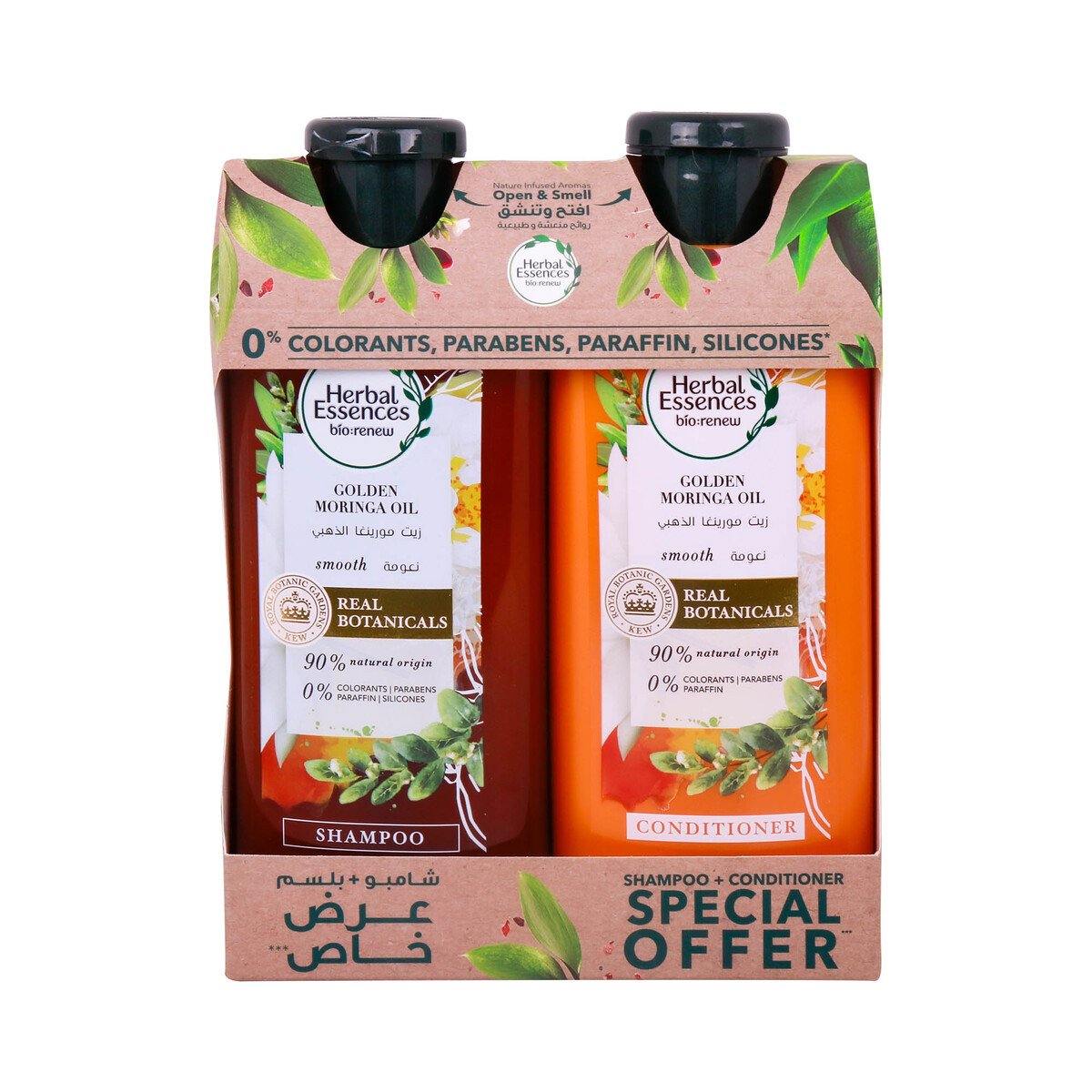 Herbal Essences Shampoo Golden Moringa Oil 400 ml + Conditioner 400 ml