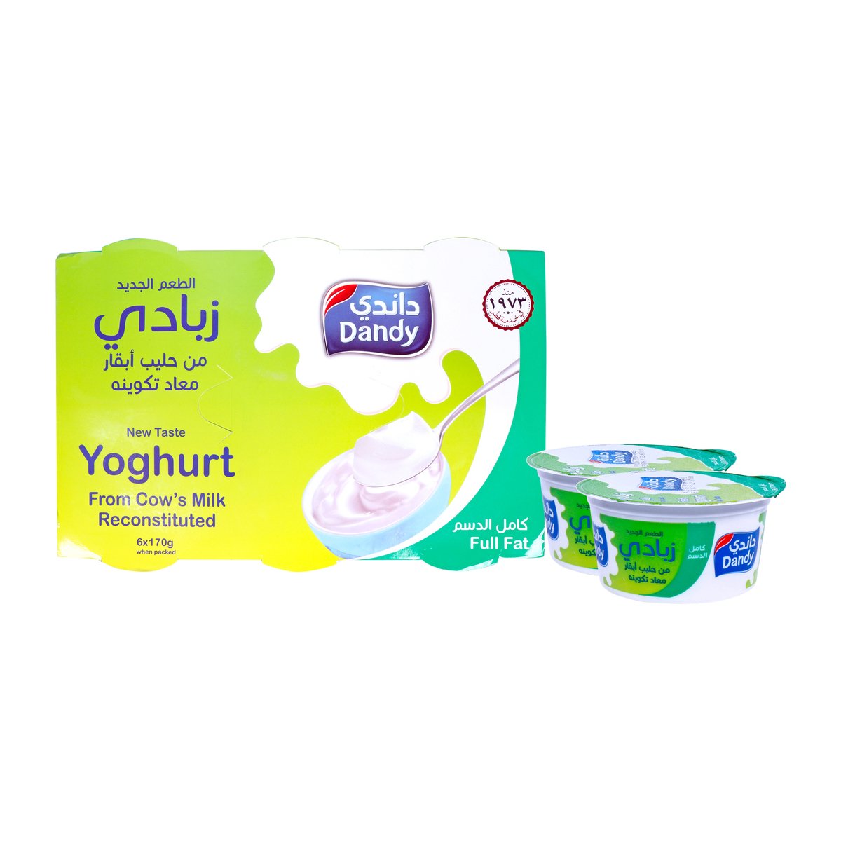 Dandy New Taste Yoghurt Full Fat 6 x 170 g