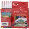 Faber-Castell Jumbo Crayon 12's + Faber Color Pen 6's + Color Pencil 12's
