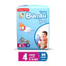 Sanita Bambi Baby Diaper Mega Pack Size 4 Large 8-16 kg 80 pcs