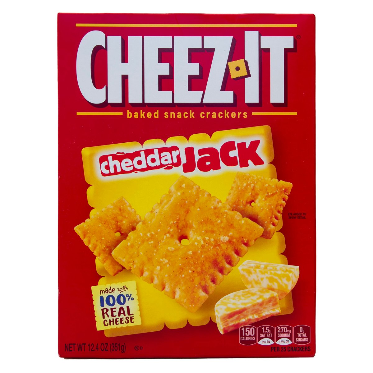 Sunshine Cheez It Baked Snack Crackers Cheddar Jack 351 g