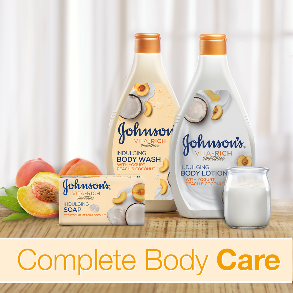 Johnson's Body Wash Vita-Rich Smoothies Indulging 400 ml