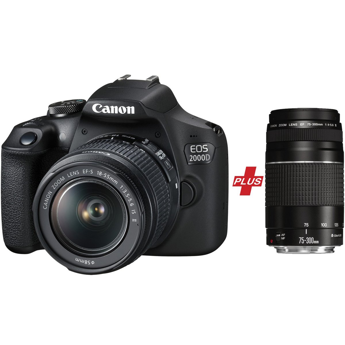 Canon Dslr Camera Eos00d 18 55mm Is 75 300mm Dc Lens Online At Best Price Slr Camera Lulu Oman