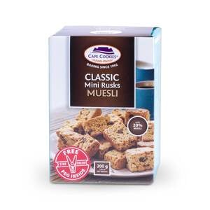 Cape Cookies Mini Rusks Muesli 200 g