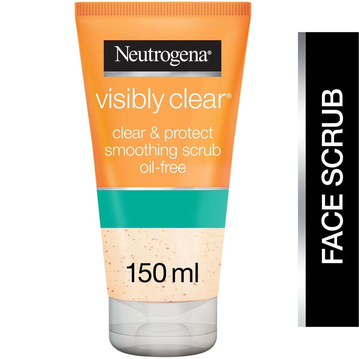 Neutrogena Facial Scrub Visibly Clear Clear & Protect Oil-free 150ml Online at | Facial Scrub | Lulu UAE