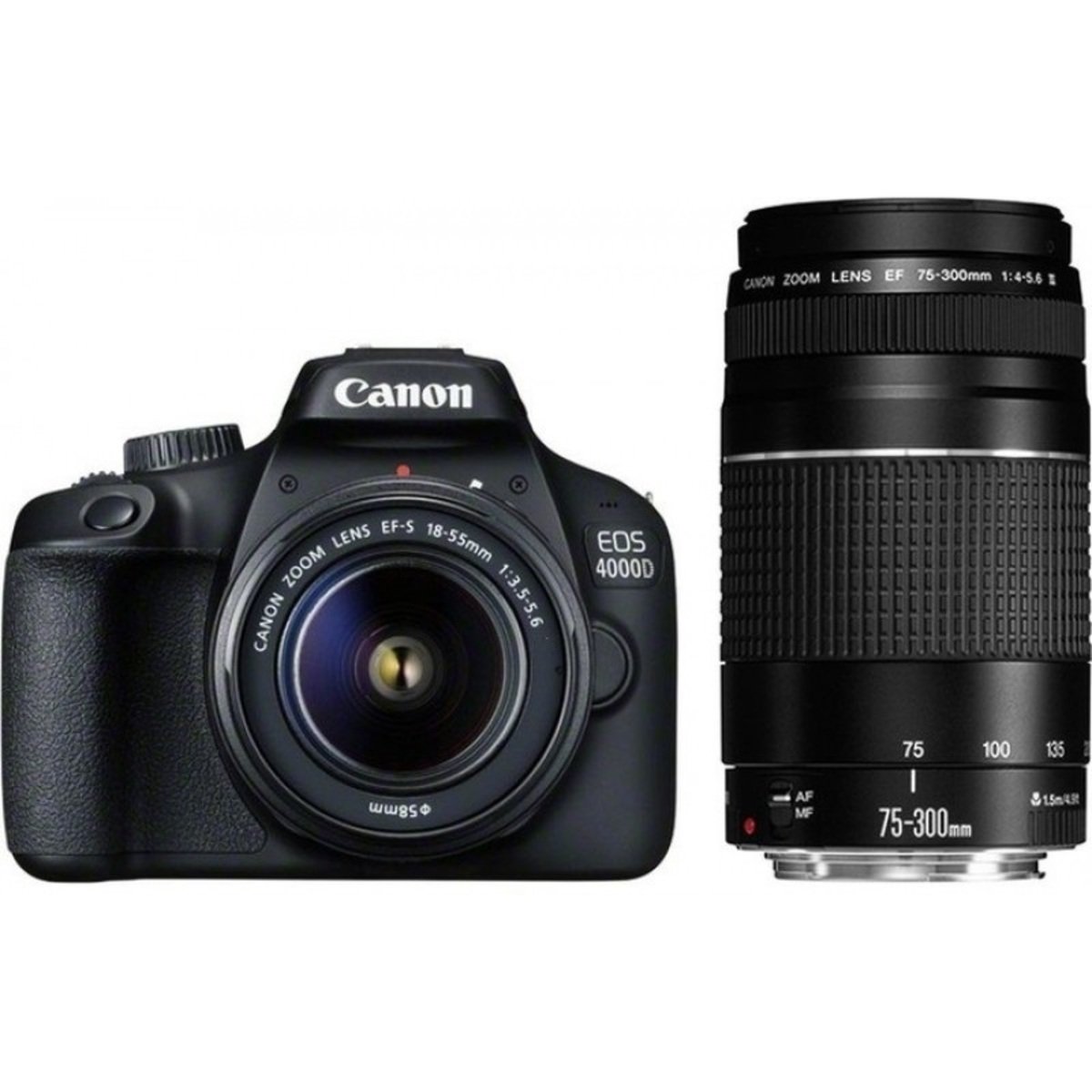 Canon EOS 4000D / Rebel T100 2.7-Inch LCD 18 Mp 1080p Video SLR Camera Kit  for sale online