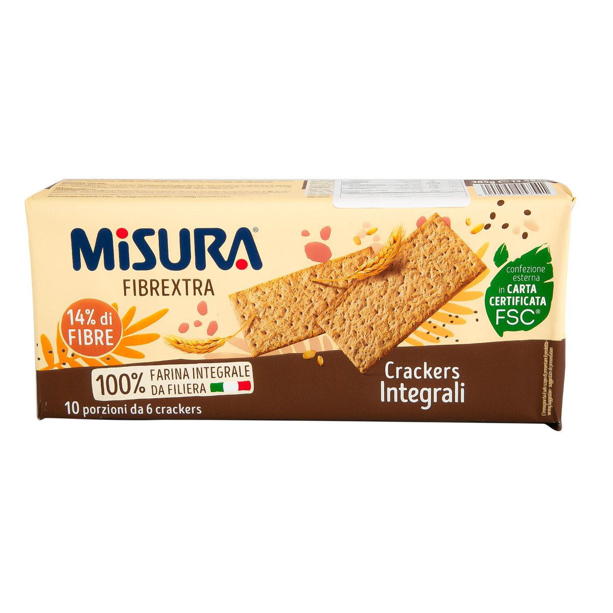 Misura Crackers Integrali Fibre Extra 385 g